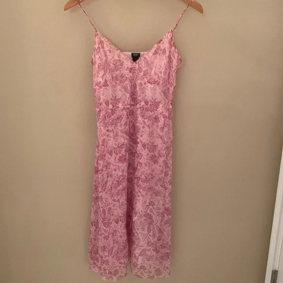 esprit pink dress Esprit sleeveless pink and purple dress